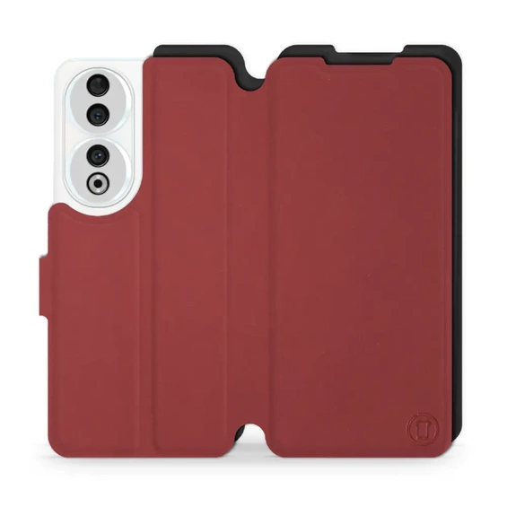 Phone Case Huawei Honor 90 - Design Dark Red with Black
