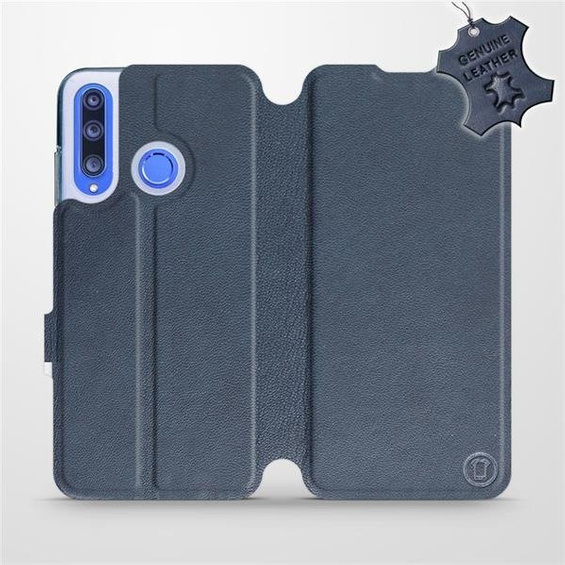 Phone Case Huawei Honor 20 Lite - Design Blue Leather