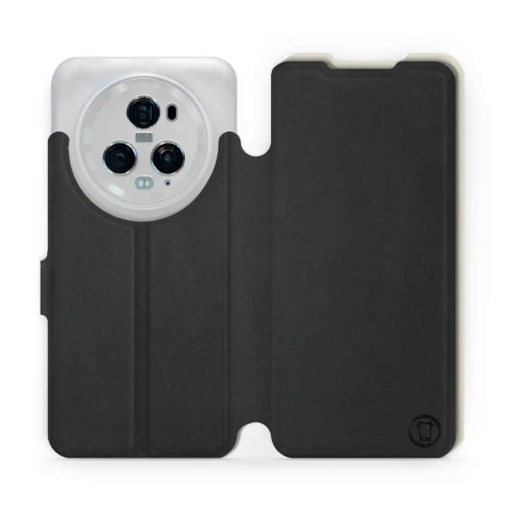 Phone Case Huawei Honor Magic5 Pro 5G - Design Black with Platinum