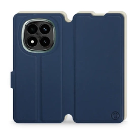 Phone Case Xiaomi Redmi Note 14 Pro Plus 5G - Design Navy with Platinum