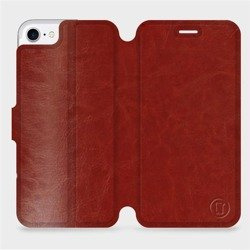 Phone Case Apple iPhone 8 - Design Brown&Orange