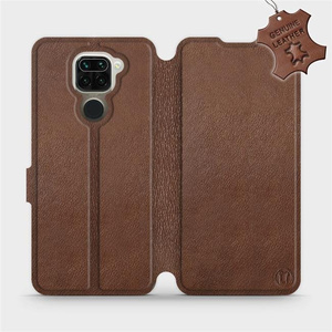Phone Case Xiaomi Redmi Note 9 - Design Brown Leather