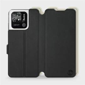 Phone Case Xiaomi Redmi 10C - Design Black with Platinum