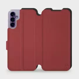 Phone Case Samsung Galaxy A14 5G - Design Dark Red with Black